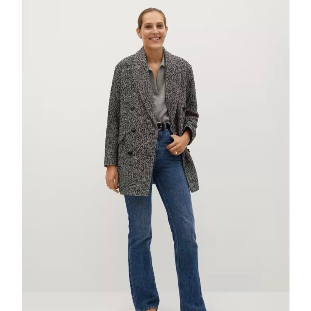 Mango Wool Blend Coat View 6